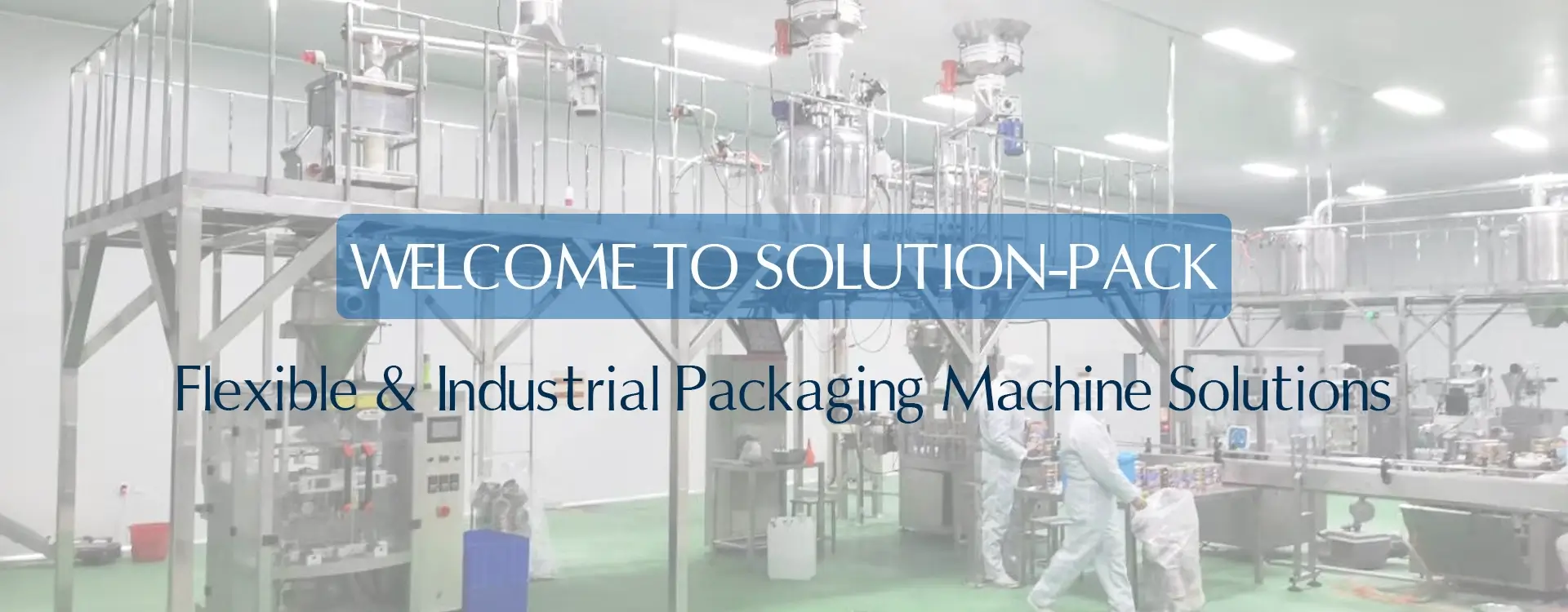 Model VSP520P Automatic Vertical Packaging Machine Unit | Solution-Pack (Middle Banner Picture)
