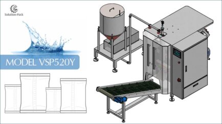 Model VSP520Y Automatic Liquid Vertical Packaging Machine Unit | Solution-Pack (Featured Picture)