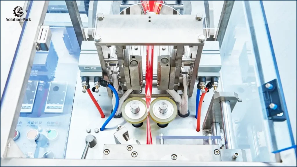 Model Y3-100 Automatic Liquid 3-Side Seal  Sachet Packaging Machine Unit Machine Detail View-1 | Solution-Pack
