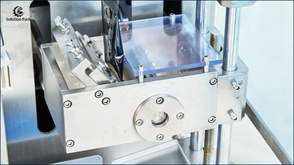Model Y3-100 Automatic Liquid 3-Side Seal  Sachet Packaging Machine Unit Machine Detail View-3 | Solution-Pack