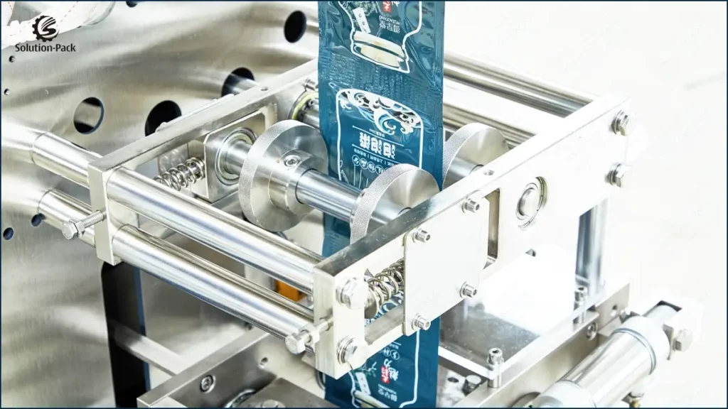 Model Y4-100 Automatic Liquid 4-Side Seal  Sachet Packaging Machine Unit Machine Detail View-1 | Solution-Pack