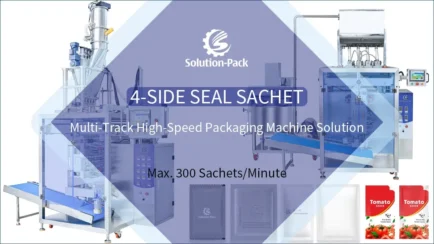 Multi-Tack 4-Side Seal Sachet High-Speed Packaging Machine Solution Featured Machine Picture | Solution-Pack