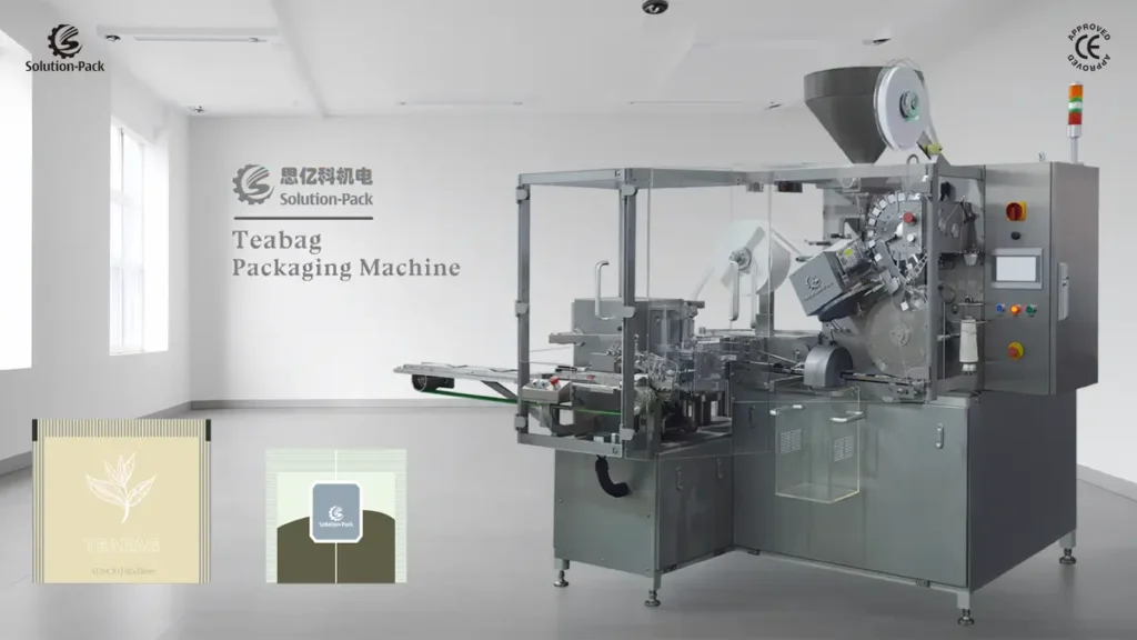 MODEL ATB-C10 | Filter Paper Teabag Packaging Machine 2 Premium Filter Paper Teabag Packaging Machine | Model ATB-C10 | High-Speed Teabag Machine | Solution-Pack | Featured Machine Picture