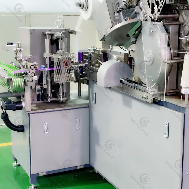 MODEL ATB-C10 | Filter Paper Teabag Packaging Machine 5 Model ATB C10 High Speed Foil Wrapped Filter Paper Teabag Packaging Machine Solution Right View