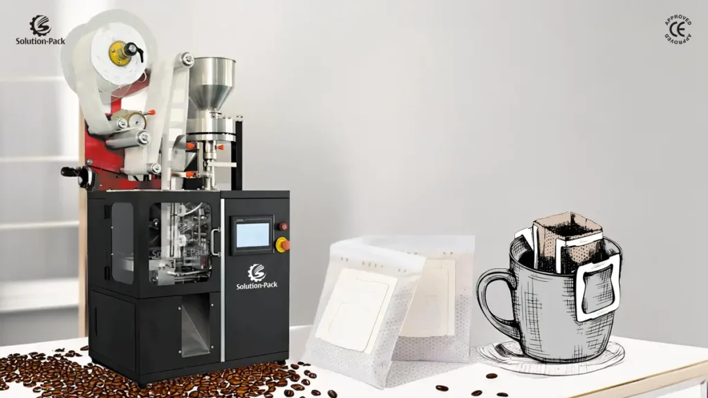 Cheapest Drip Coffee Bag Packaging Machine | Model ATB-DC30E | Drip Bag Coffee Machine | Featured Machine Picture