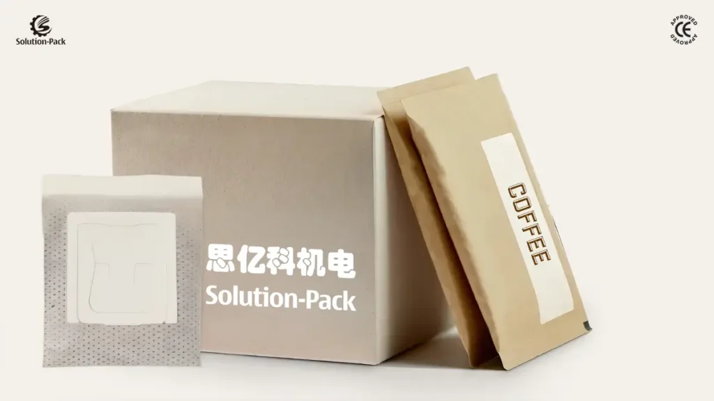 High-Speed Drip Coffee Bag Packaging Machine | Model ATB-DC35 | Solution-Pack | Drip Coffee Bag Samples-3
