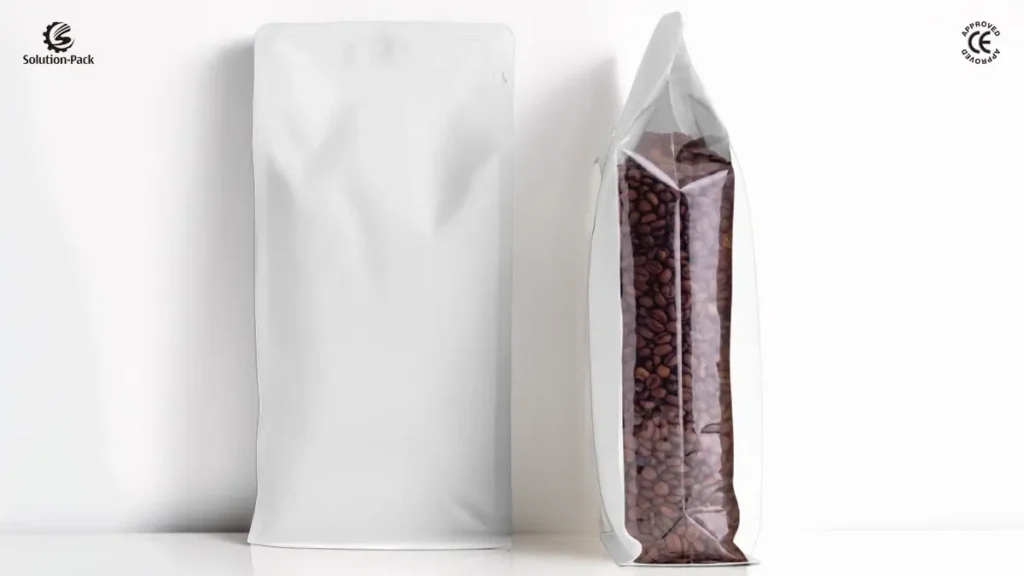 Newest Automatic pound coffee bag packaging machine | Model ATB-DP | Solution-Pack | Coffee Bags