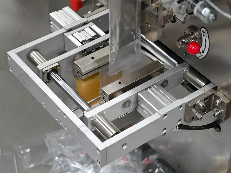 Solution-Pack | Pyramid Teabag Packaging Machine | Model ATB-PD35 | Outer Foil Sachet Forming System