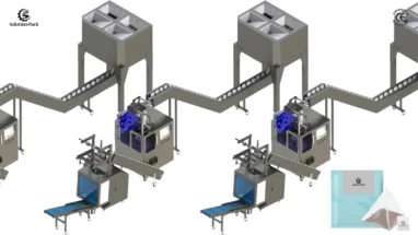 MODEL ATB-PD35S | PYRAMID TEABAG PACKAGING MACHINE