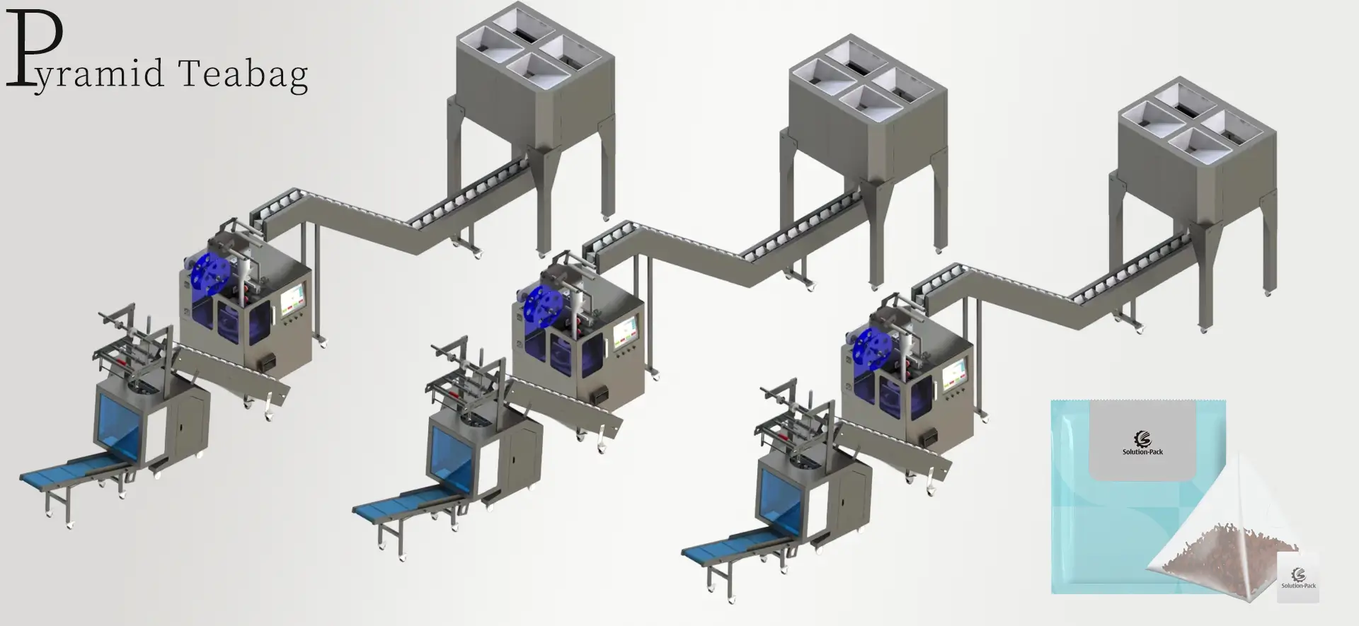 Economic Pyramid Teabag Packaging Machine | Model ATB-PD35S | Solution-Pack | Teabag Machine | Heading Banner Picture