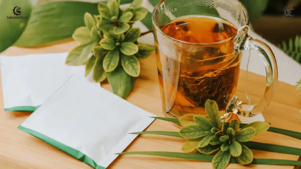 High-Speed Pyramid Teabag Packaging Machine | Model ATB-PD50X | Solution-Pack | Teabag Machine | Teabag Samples