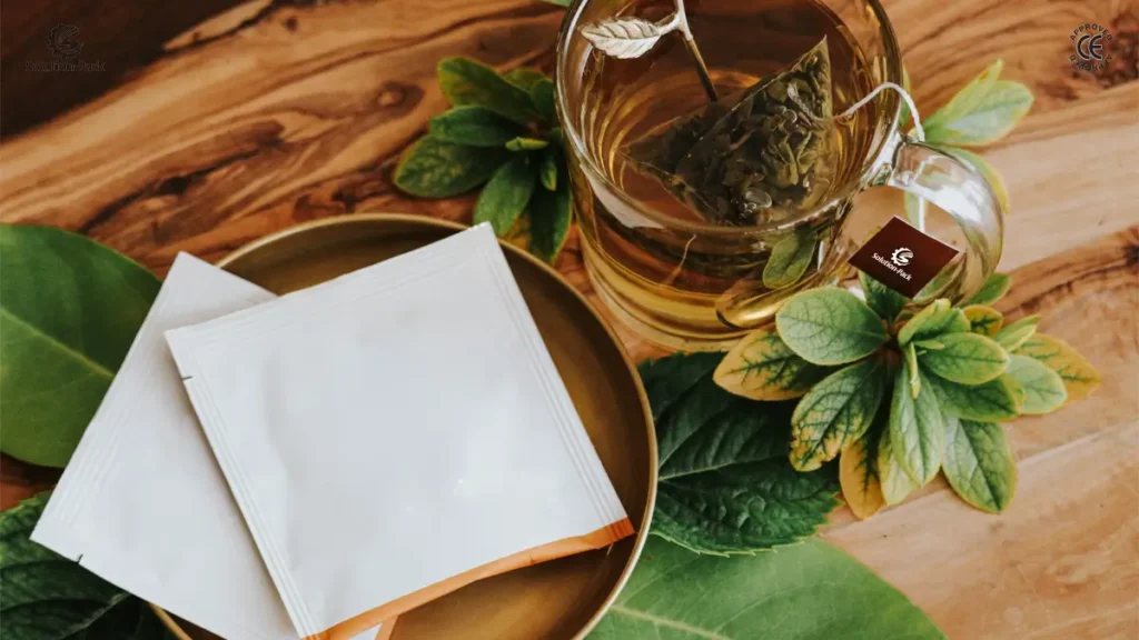 High-Speed Pyramid Teabag Packaging Machine | Model ATB-PD50X | Solution-Pack | Teabag Machine | Teabag Samples