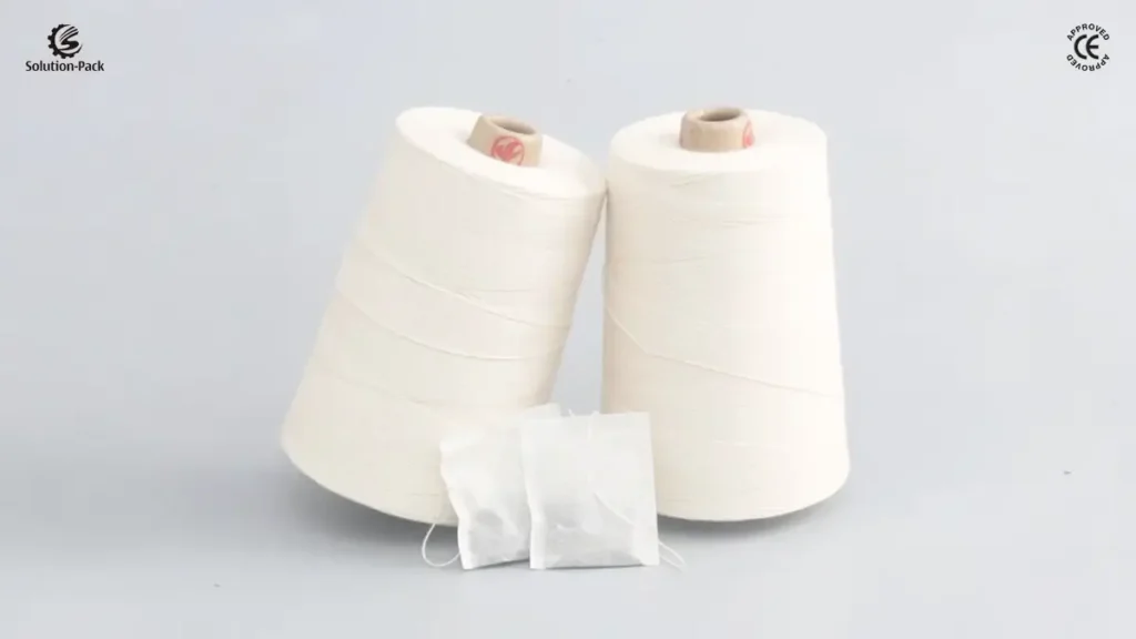 Economic Filter Paper Teabag Packaging Machine | Model ATB-S1 | Solution-Pack | Teabag Machine | Cotton Threads