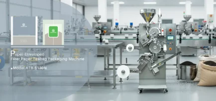 High-Speed Paper-Enveloped Filter Paper Teabag Packaging Machine | Model ATB-S130N | Solution-Pack | Teabag Machine | Heading Banner Picture