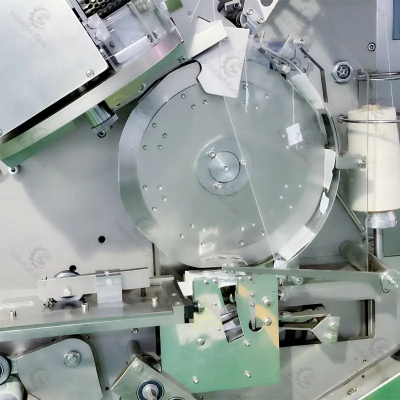 Solution-Pack | High-Speed Paper-Wrapped Filter Teabag Packaging Machine | Frontal View