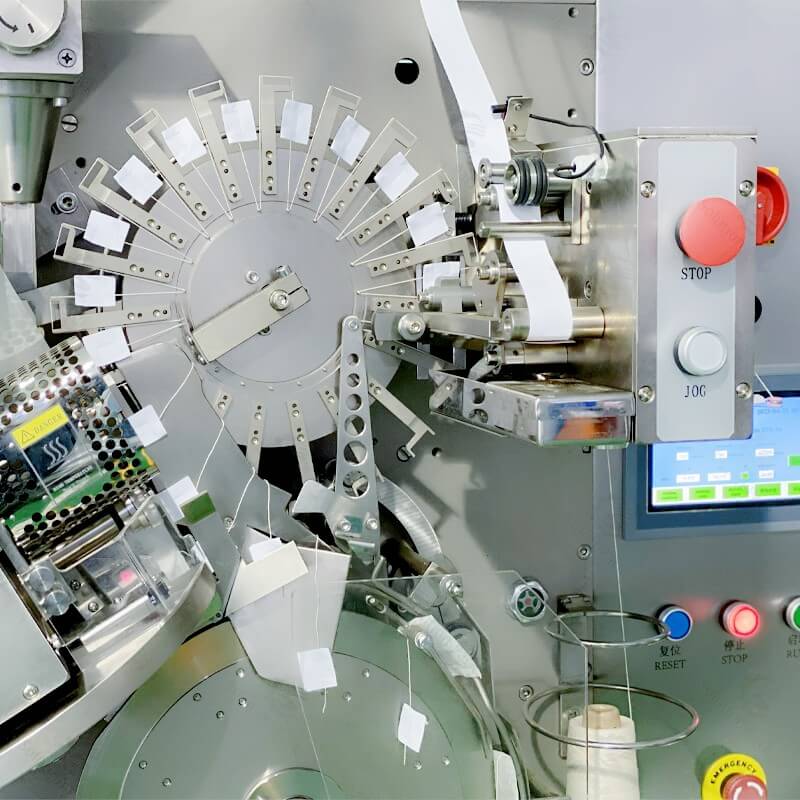 Solution-Pack | High-Speed Filter Paper Teabag Packaging Machine | Model ATB-S150 Frontal View
