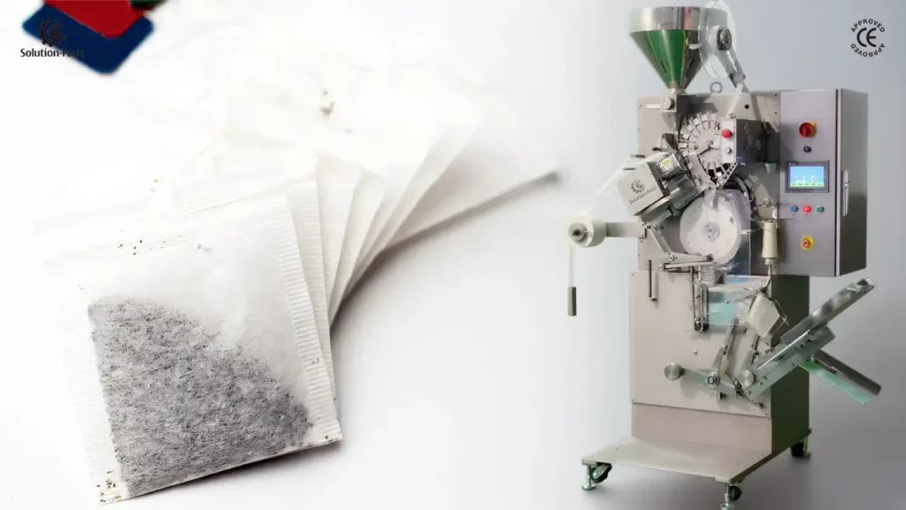 Premium High-Speed Filter Paper Teabag Packaging Machine | Model ATB-S150 | Solution-Pack | Teabag Machine | Featured Machine Picture