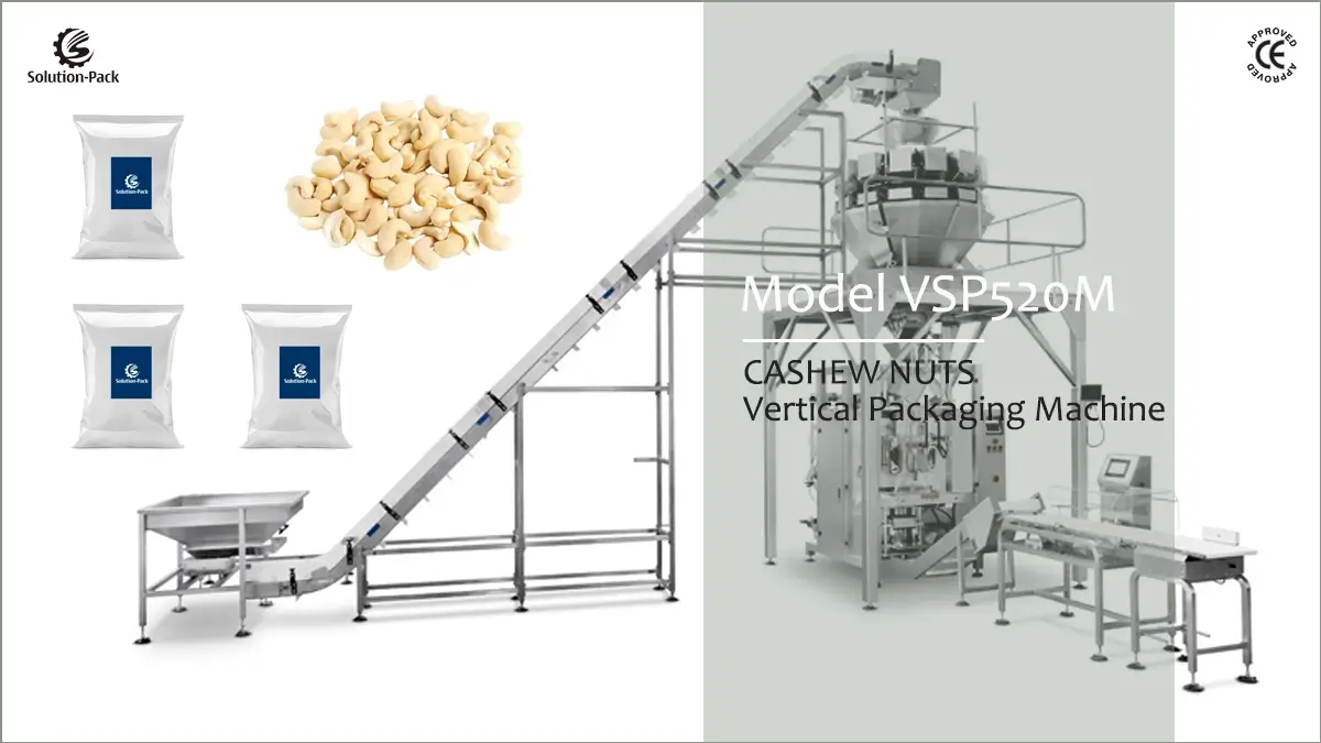 Premium Model VSP520M Cashew Nuts Packaging Machine Solution