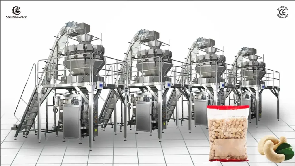 VSP520M Automatic High-Speed Cashew Nuts Packaging Machine Solution Main Machine View | Solution-Pack