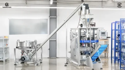 Powder Vertical Packaging Machine | Model VSP520P | VFFS Packaging Machine | Solution-Pack | Featured Machine Picture