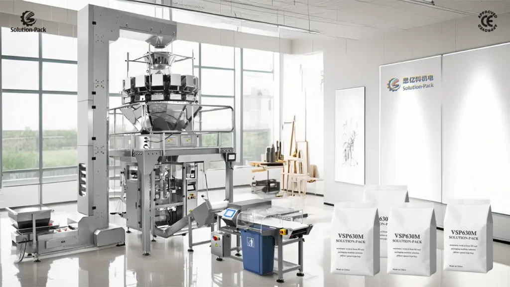 MODEL VSP630M VERTICAL PACKAGING MACHINE UNIT 2 Granule Vertical Packaging Machine | Model VSP630M | Vertical Form-Fill-Seal Machine | Featured Machine Picture