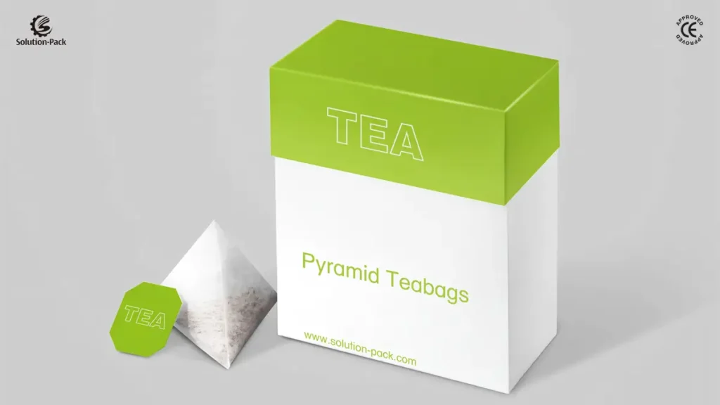 Premium Automatic Pyramid Teabag Packaging Machine | Solution-Pack | Teabag Machine | Featured Teabag Pictures
