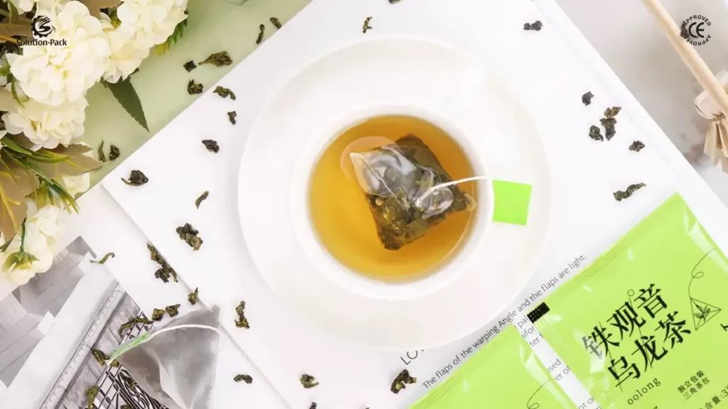 Premium Automatic Pyramid Teabag Packaging Machine | Solution-Pack | Teabag Machine | Featured Teabag Pictures