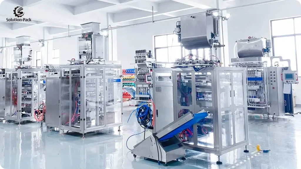 SOLUTION-PACK PRODUCT CENTER MULTI-LANE SACHET PACKAGING MACHINE MANUFACTURING SITE PICTURE