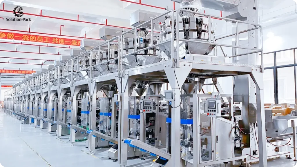 SOLUTION-PACK PRODUCT CENTER VERTICAL PACKAGING MACHINE MANUFACTURING SITE PICTURE