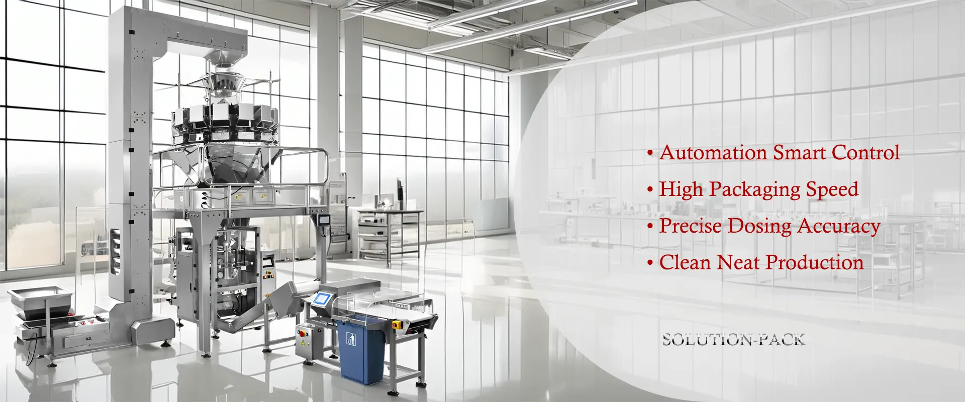 VERTICAL PACKAGING MACHINE CENTER 5 Vertical Packaging Machine | VFFS Vertical Packing Machine | Solution-Pack | Banner Picture