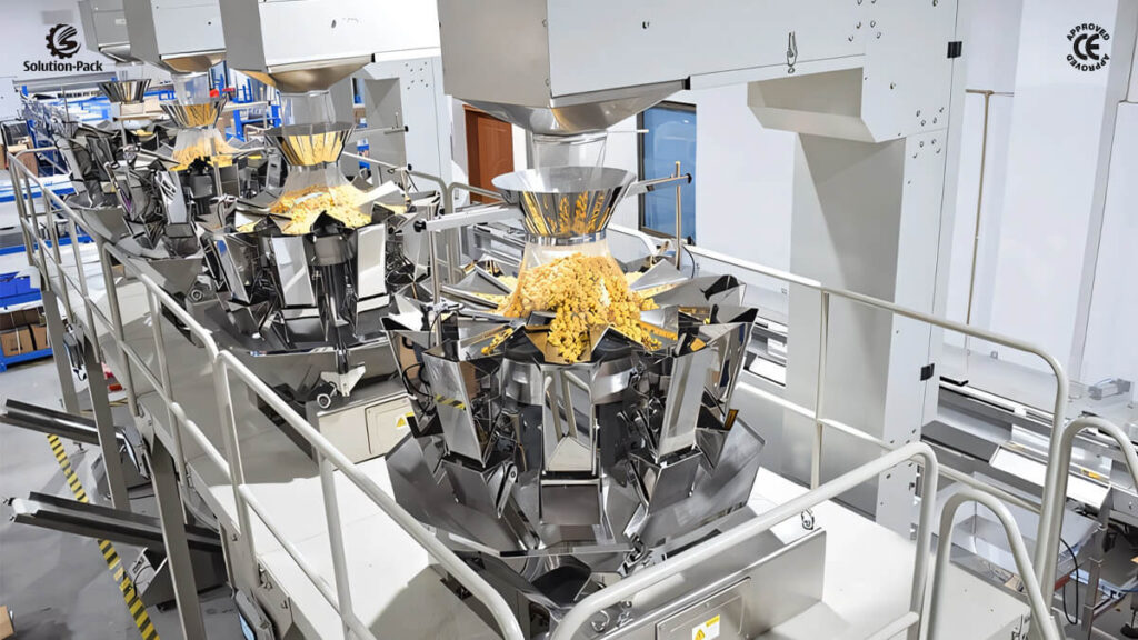 Model VSP520M Automatic Vertical Form Fill Seal Packaging Machine | Solution-Pack | Featured Machine Picture